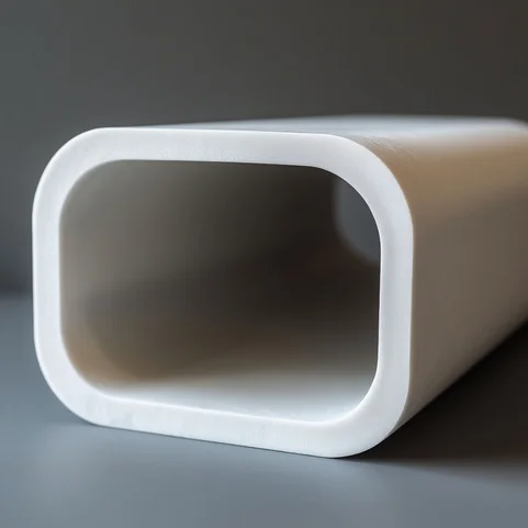 Труба вентиляционная пластиковая прямоугольная 55х110х500 мм