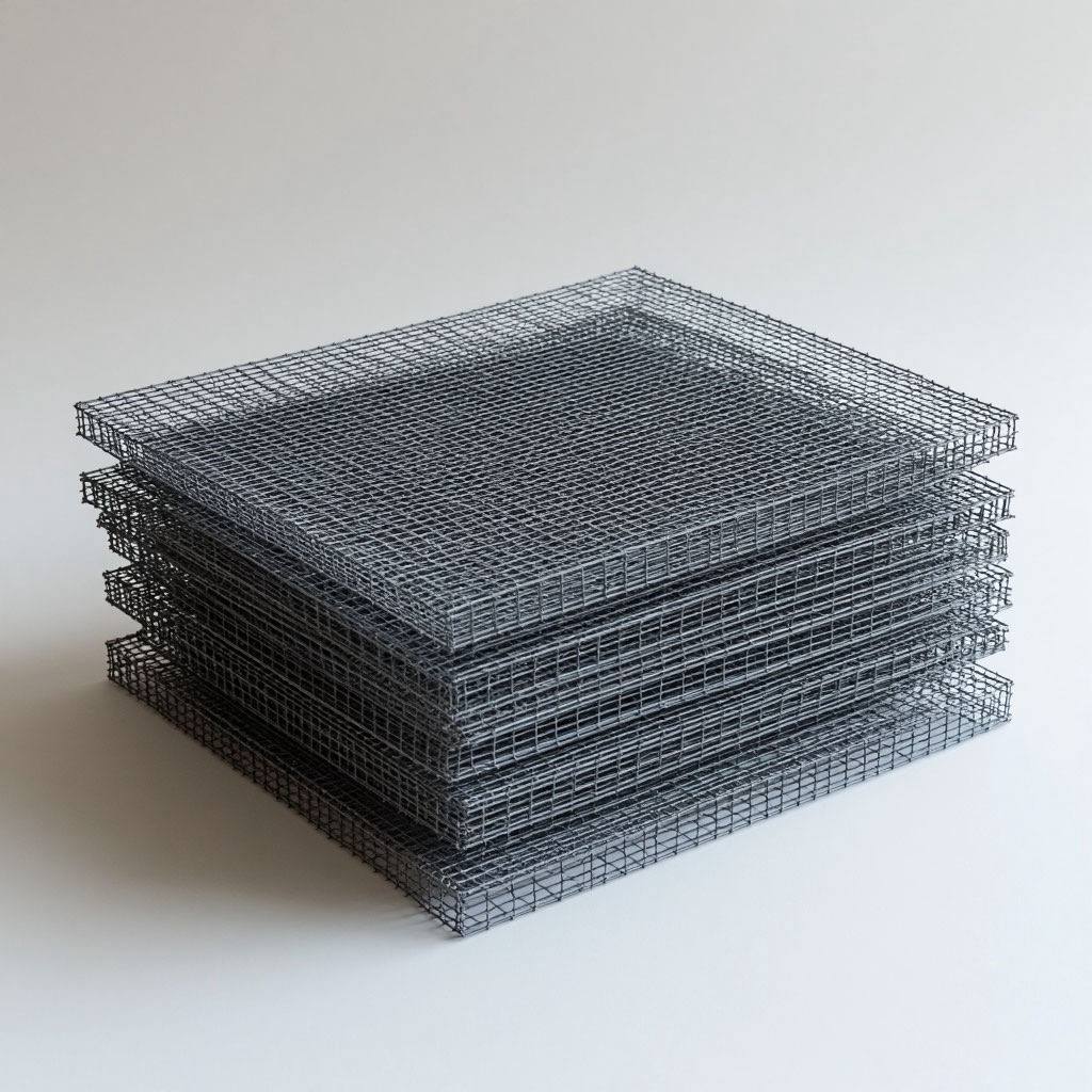 Сетка стальная рифленая 25х6х6 мм 12Х18Н9Т ГОСТ 3306-88